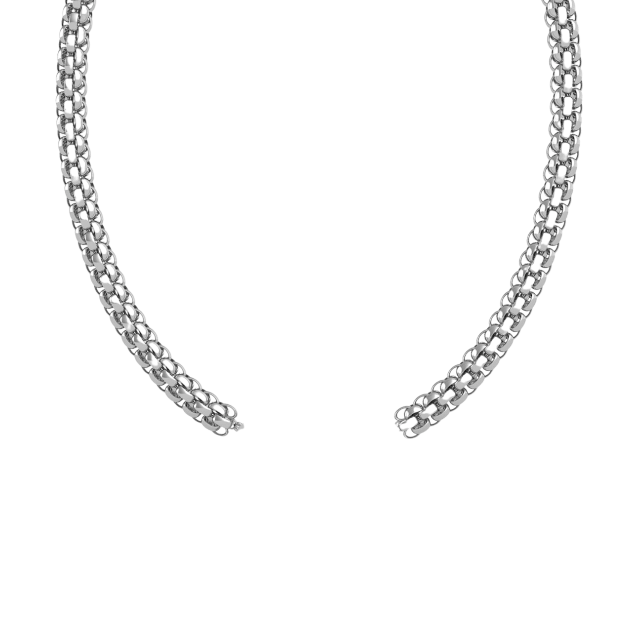 Guess stalen ketting mesh met Guess LOGO POWER