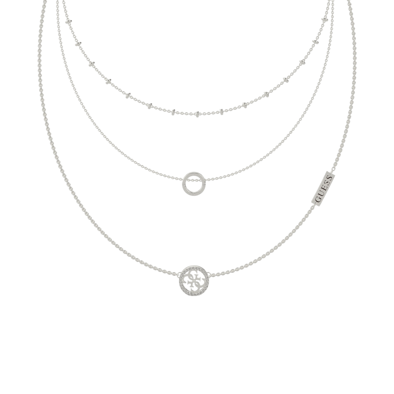 Guess stainless steel ketting 3 laags EQUILIBRE