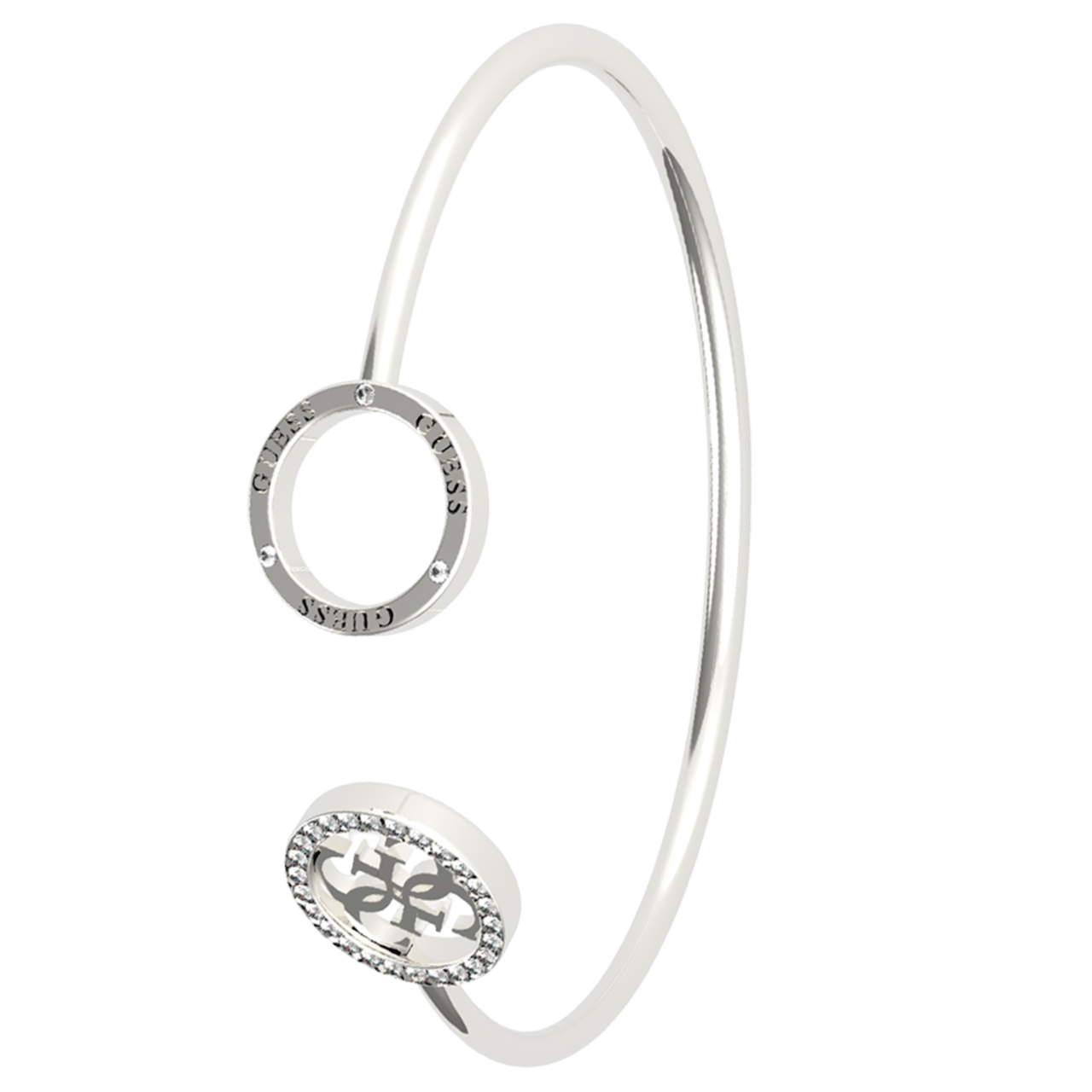 Guess stalen bangle 4G EQUILIBRE