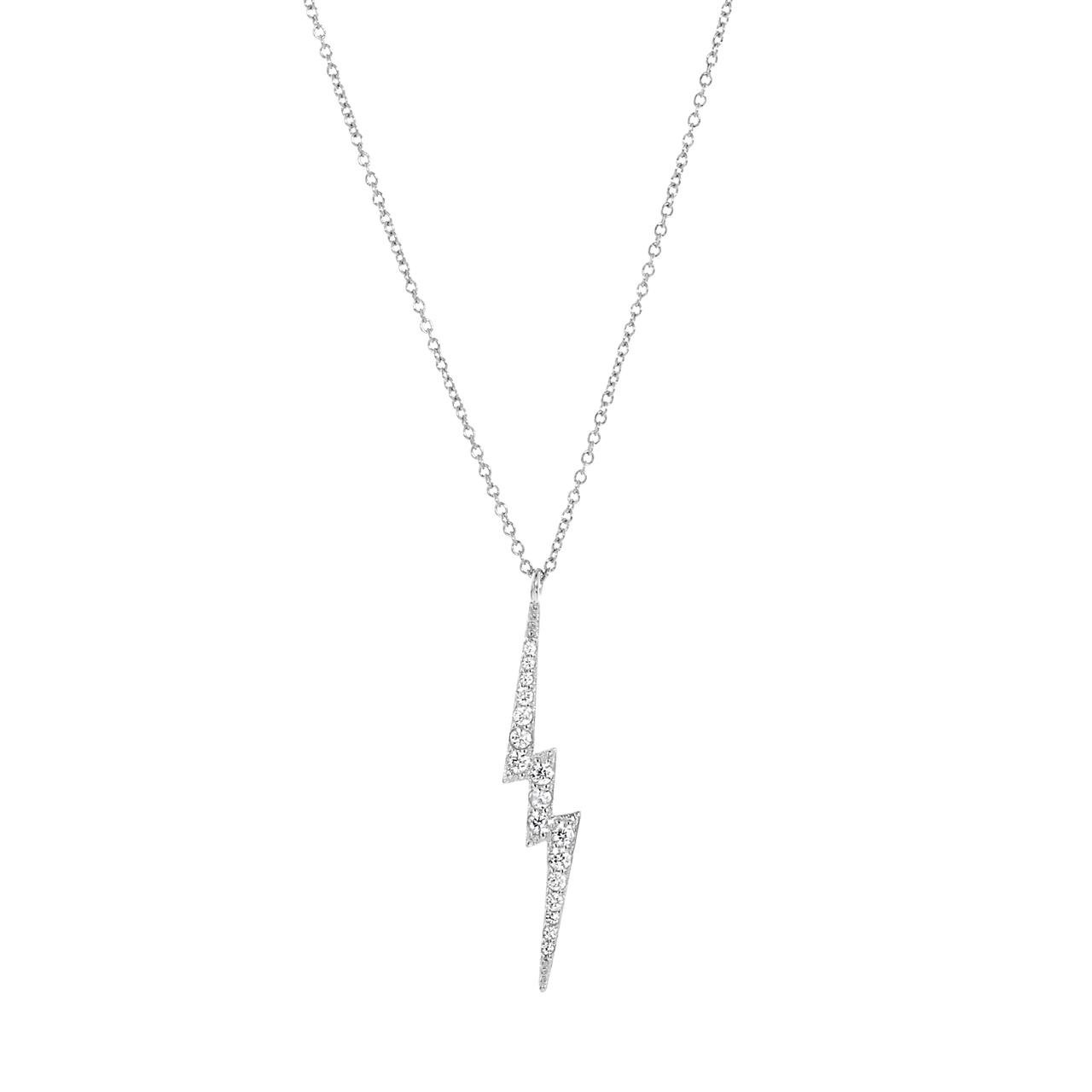Kette, 925 Silber mit Galaxis-Blitz-Anhänger