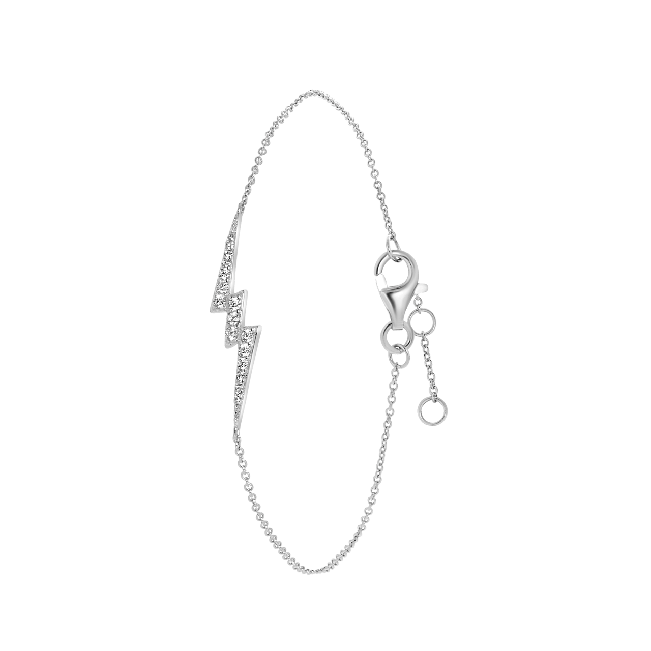 Zilveren armband met galaxy bliksemschicht