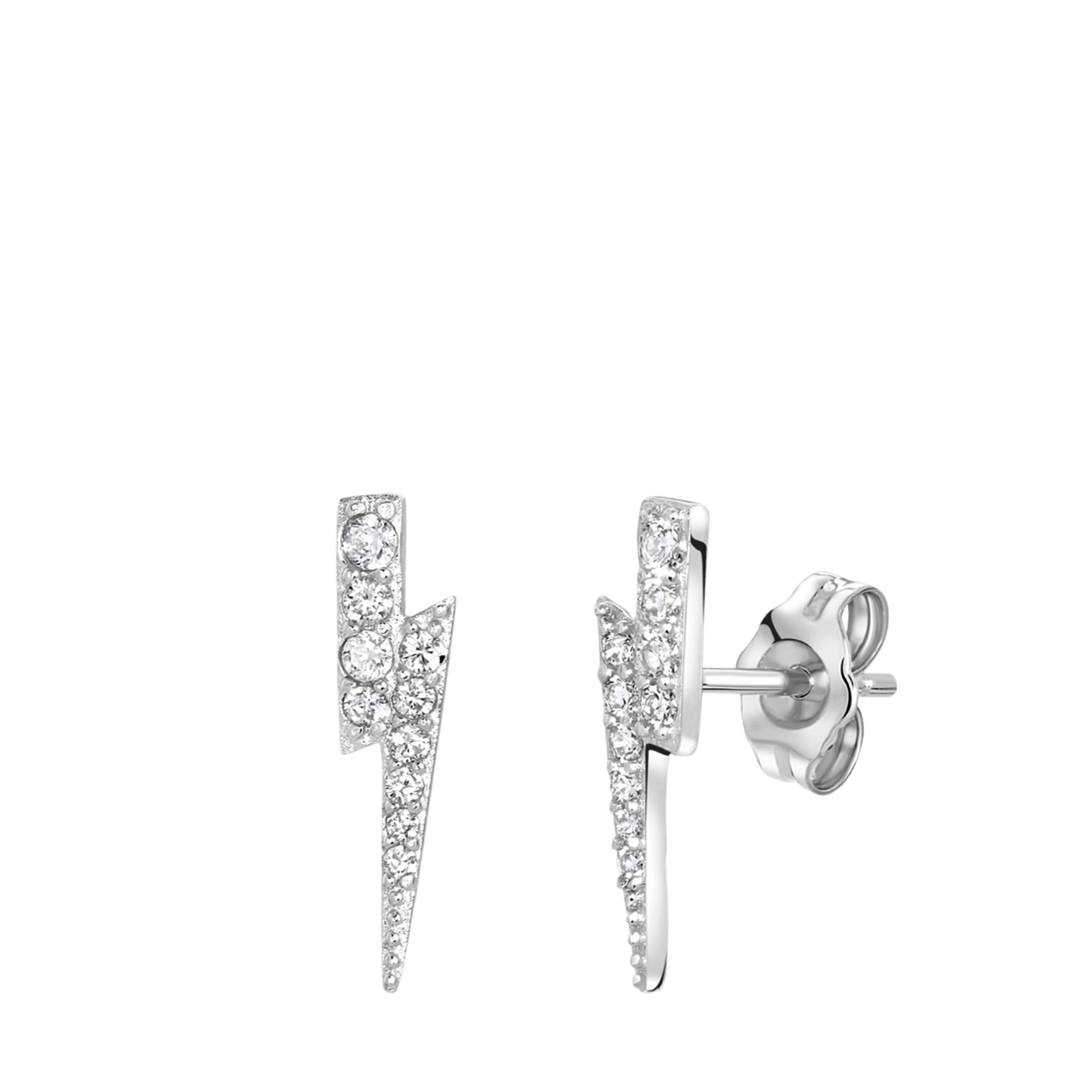 Ohrringe, 925 Silber, Galaxis-Blitz