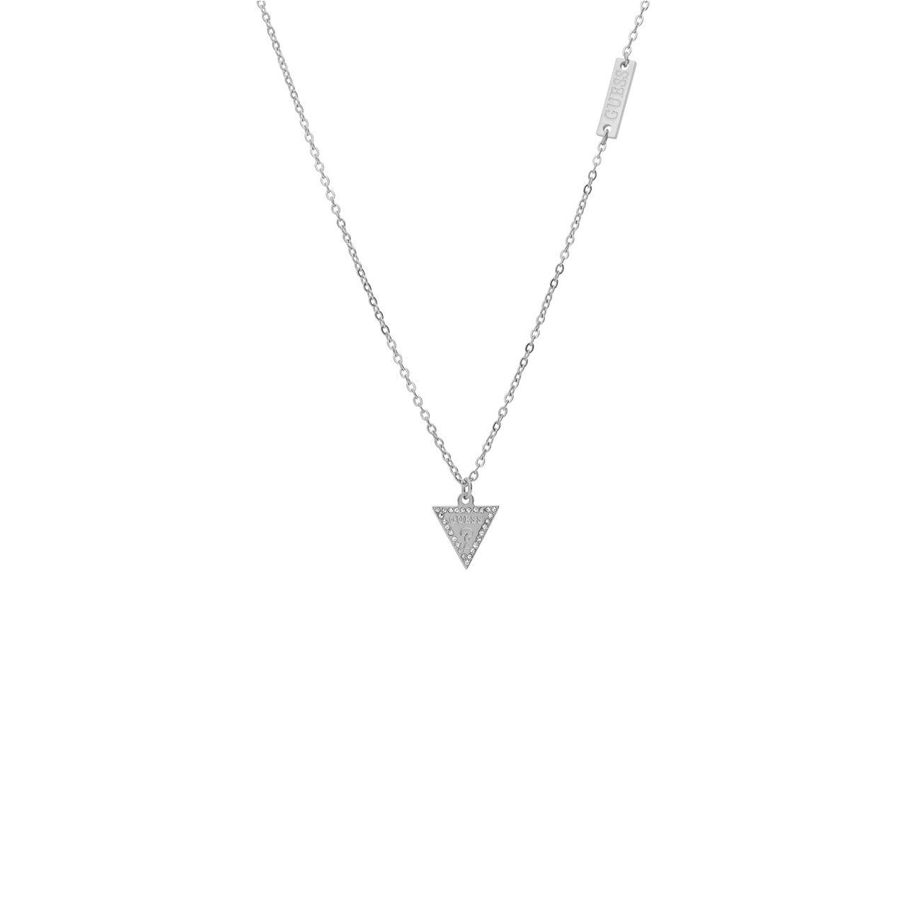 Guess stainless steel ketting met triangel hanger voor dames