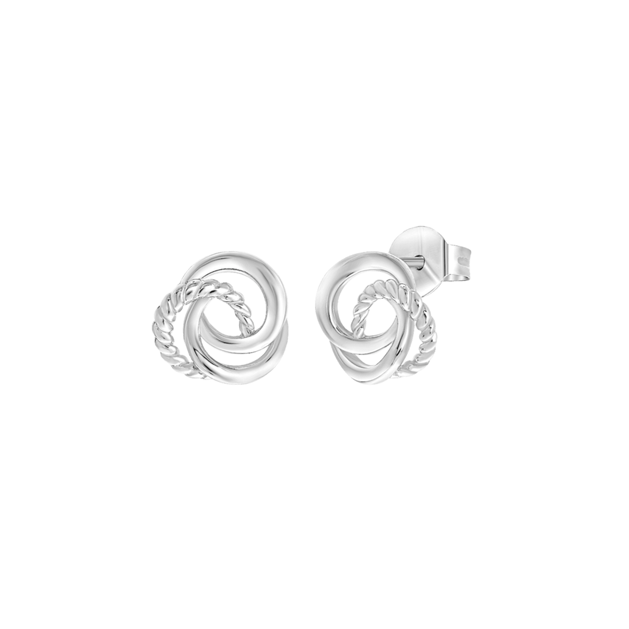 Ohrringe, 925 Silber, Kreise