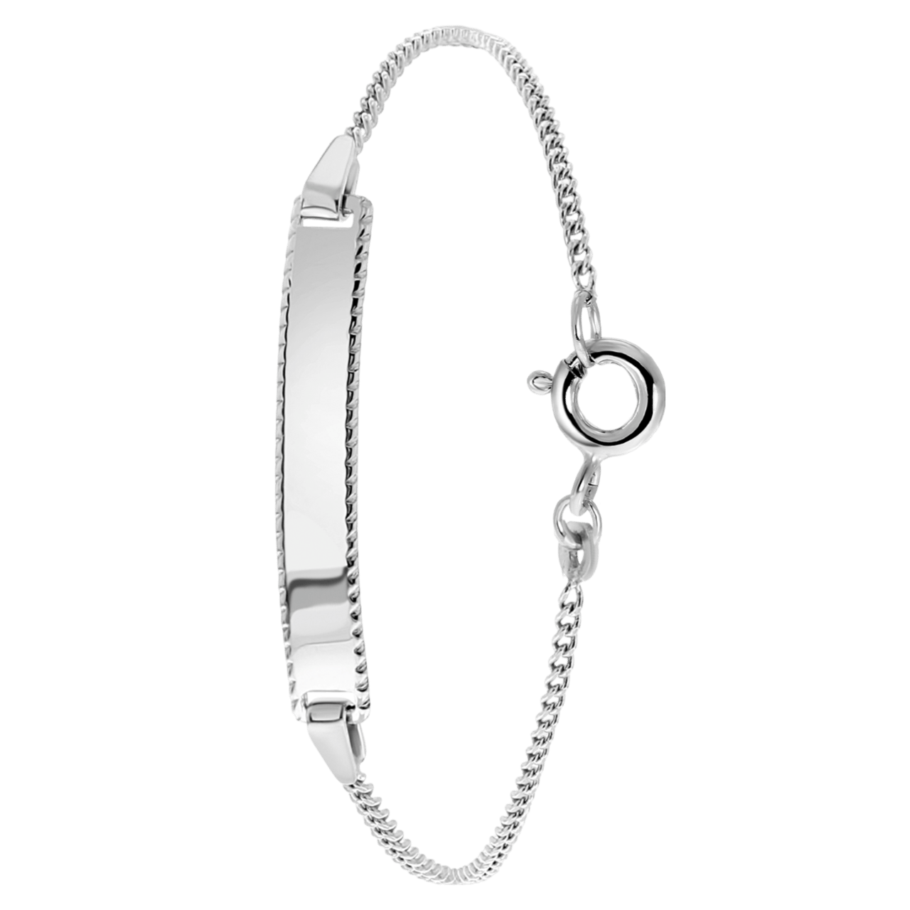 Plattenarmband, 925 Silber