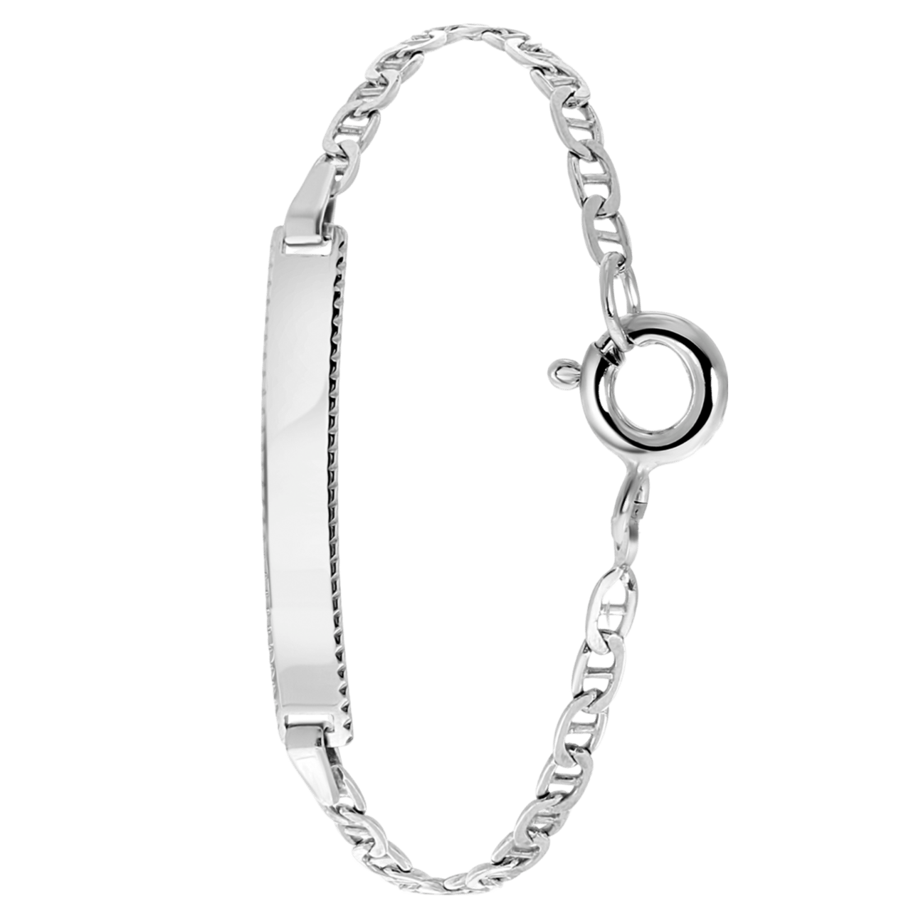 Plattenarmband, 925 Silber