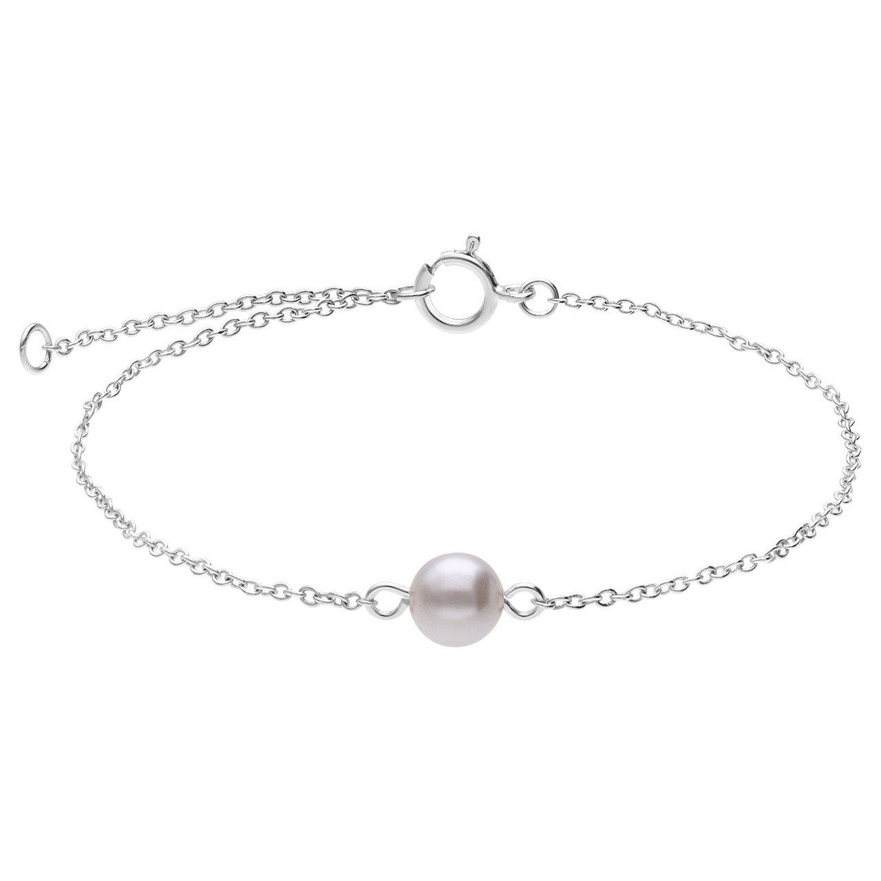 Armband, 925 Silber, mit Perle