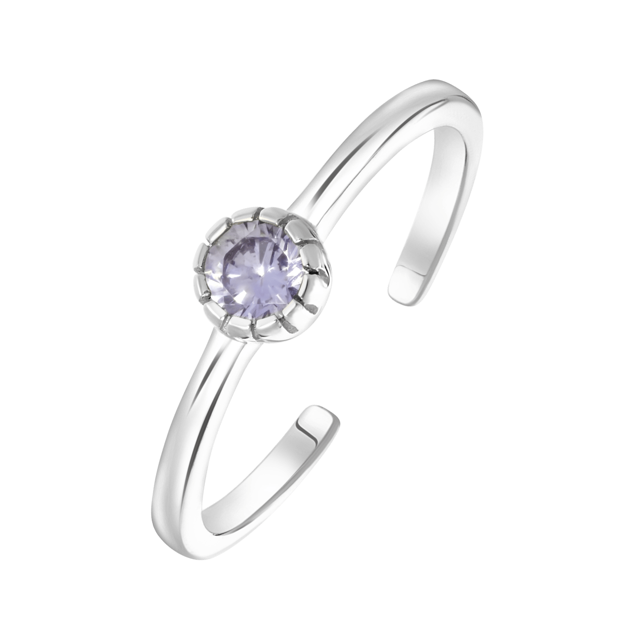Ring, 925 Silber, Geburtsstein