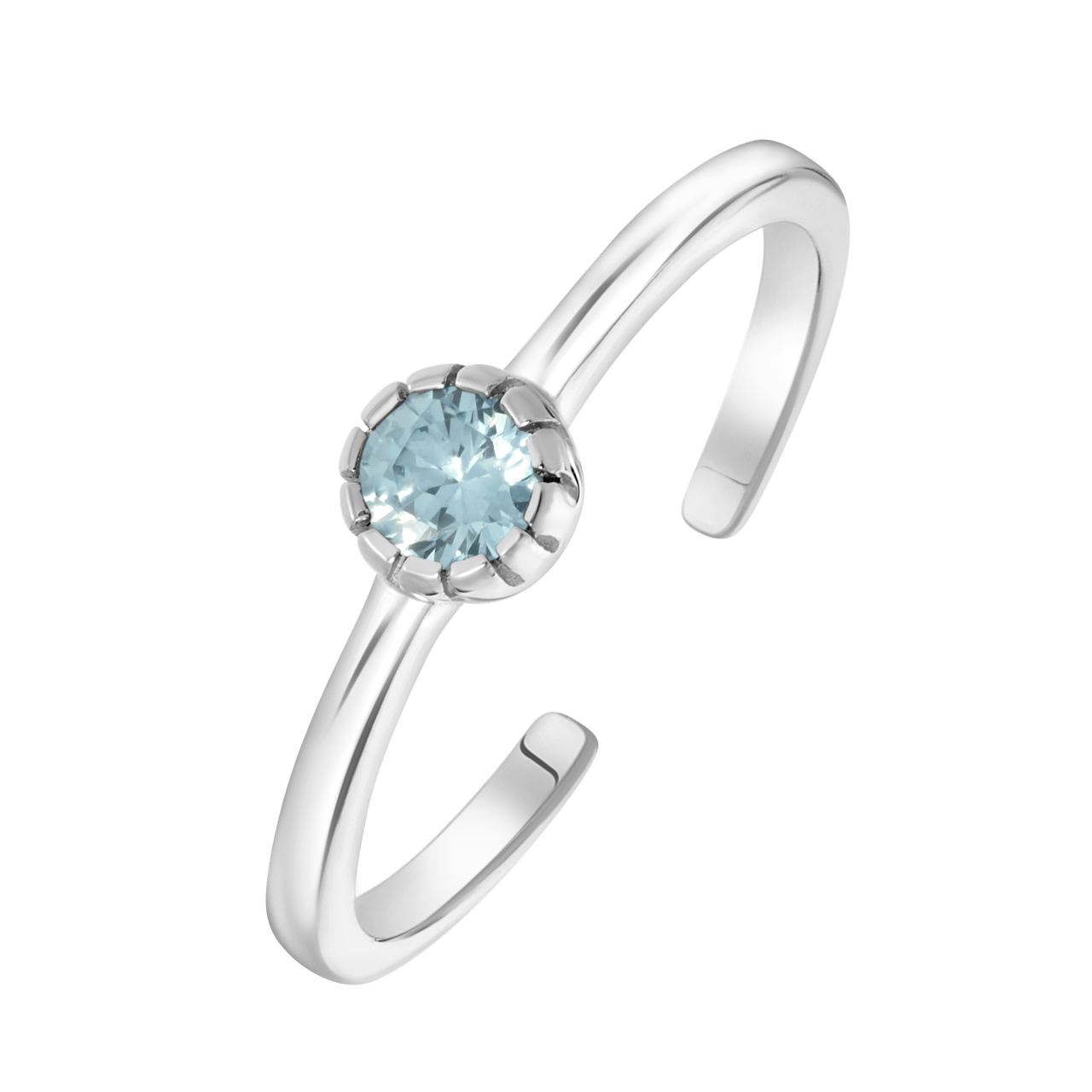 Ring, 925 Silber, Geburtsstein