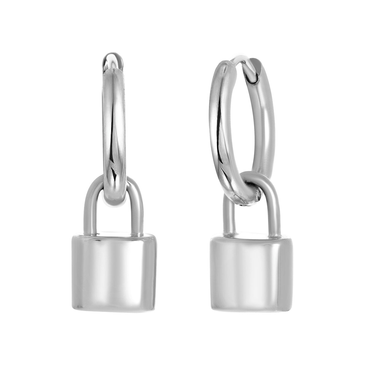 Stainless steel oorbellen slotjes