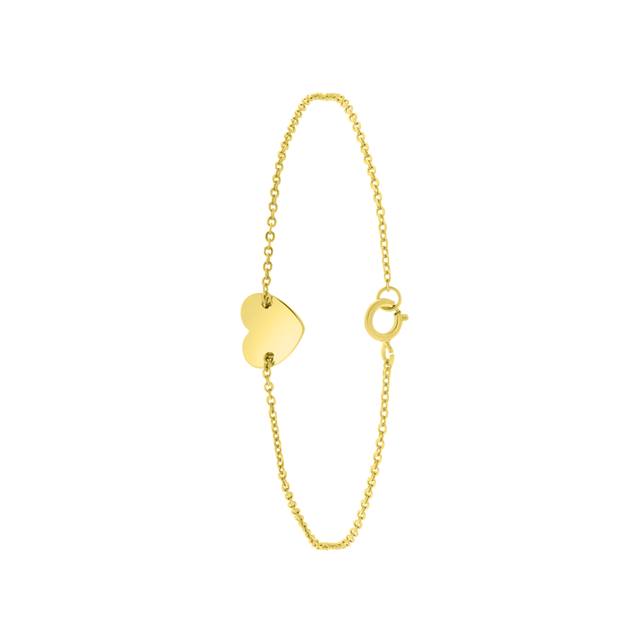 Armband, 925 Silber, vergoldet, Gravurherz