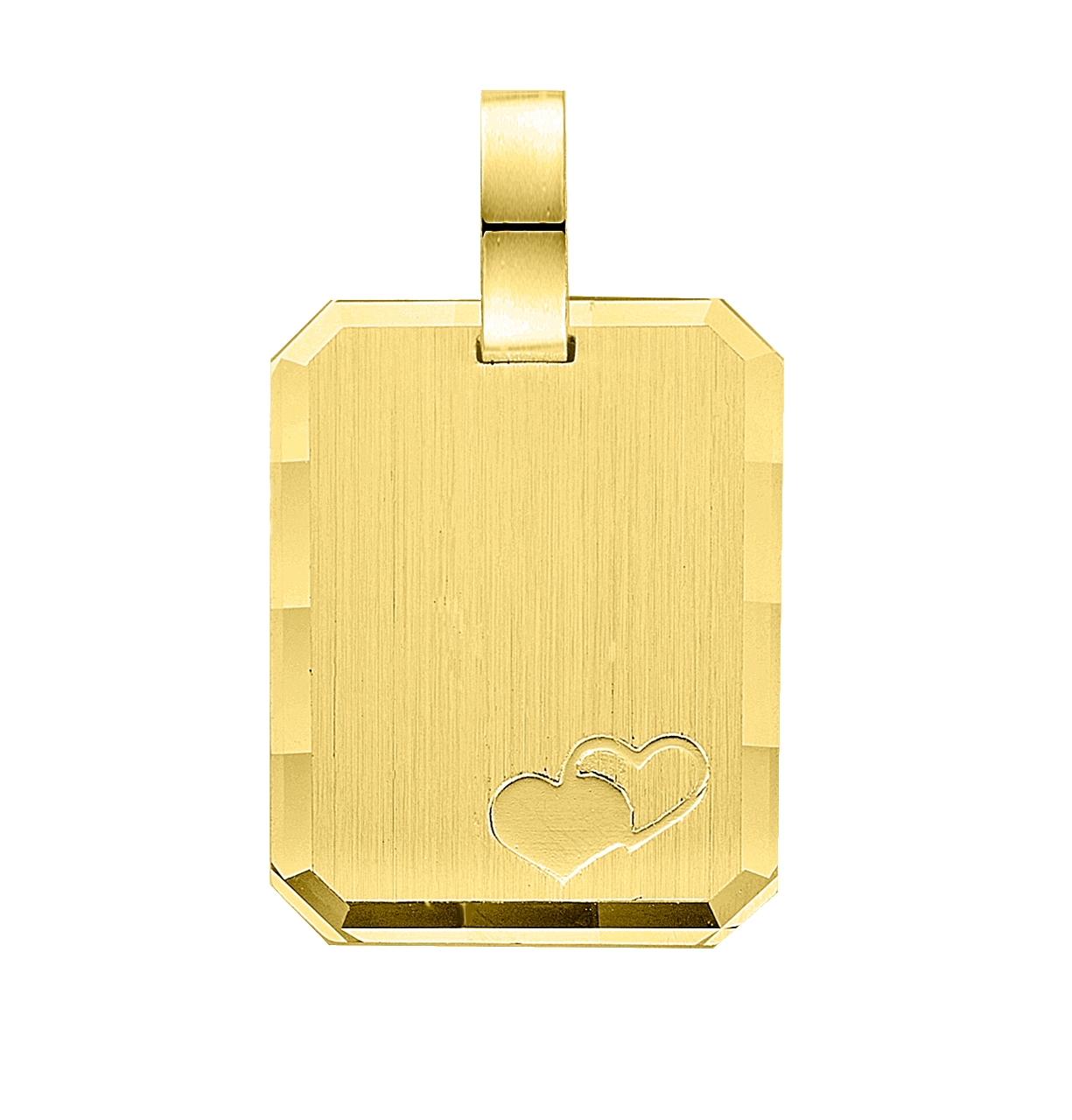 Zilveren goldplated hanger methart voor dames