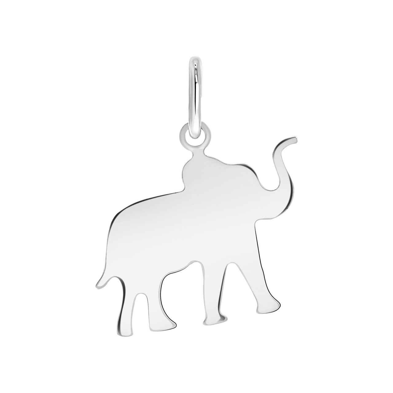Zilveren hanger olifant