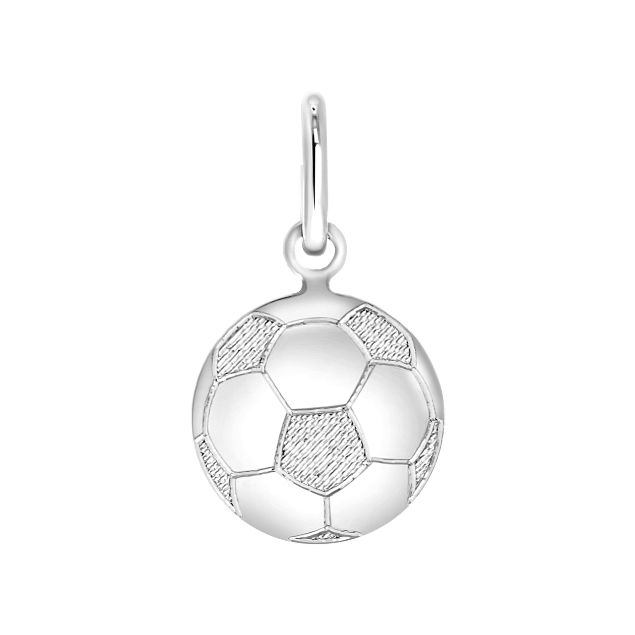 Anhänger, 925 Silber, Fußball