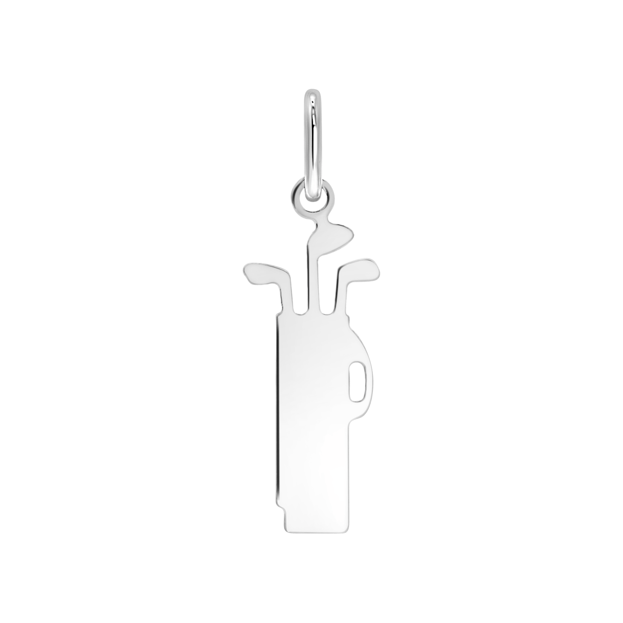 Anhänger, 925 Silber, Golftasche