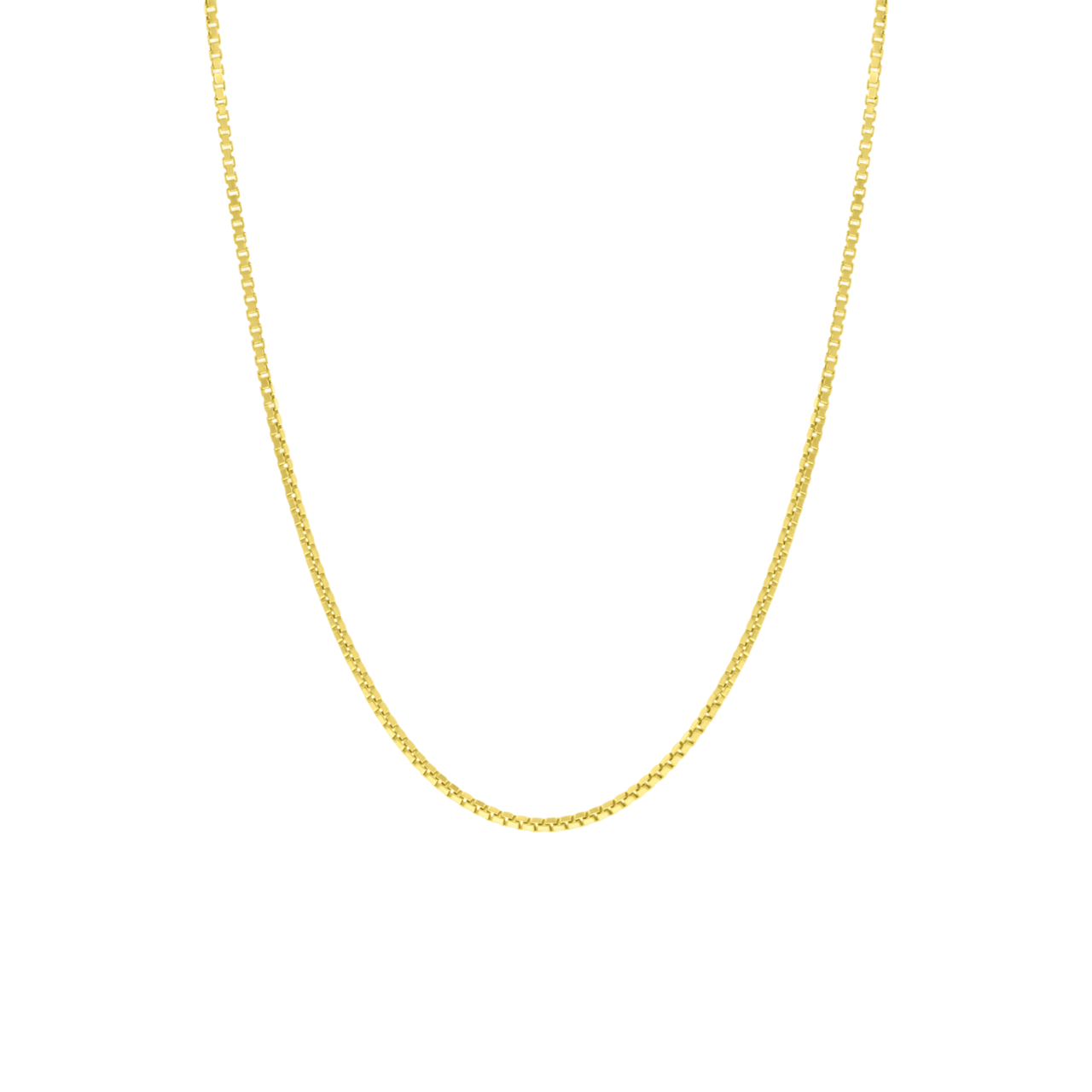 Halskette, 925 Silber, vergoldet, venezianisches Kettenglied