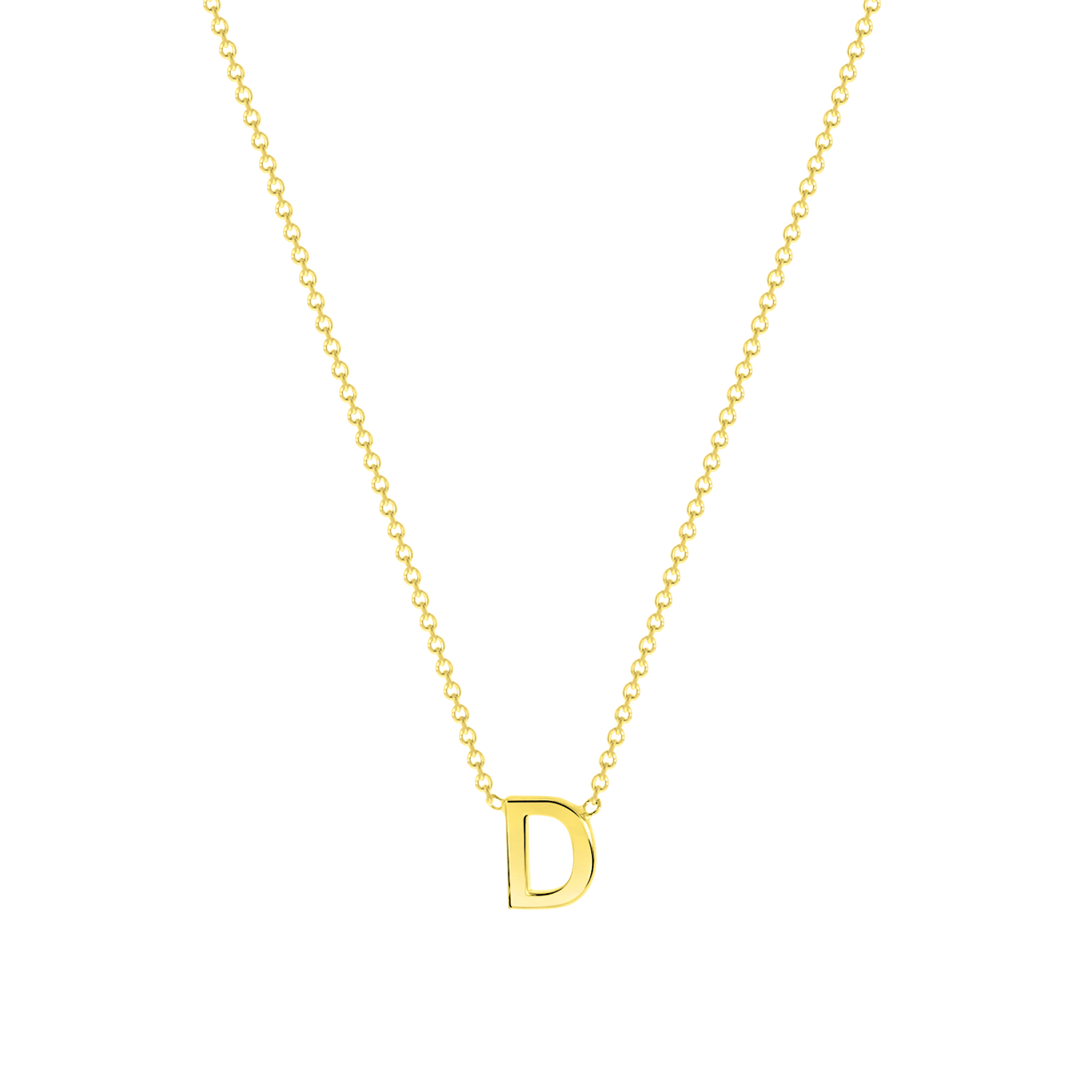 Halskette, 375 Gold, mit Buchstabenanhänger