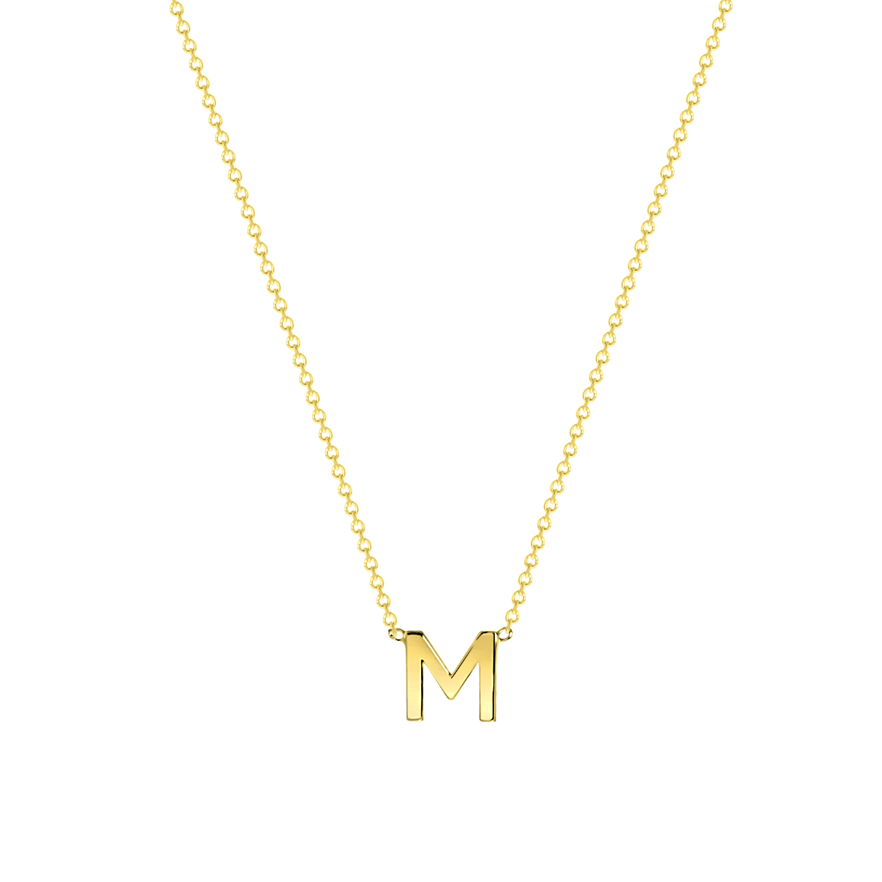 Halskette, 375 Gold, mit Buchstabenanhänger