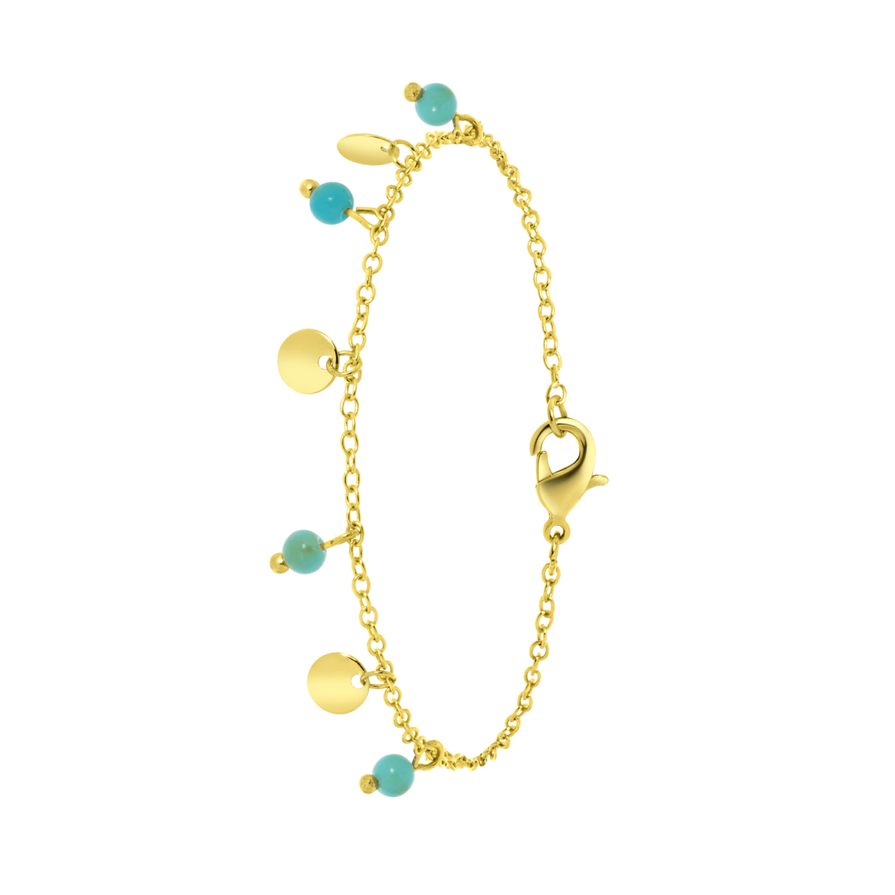 Bijoux goudkleurige enkelbandje voor dames