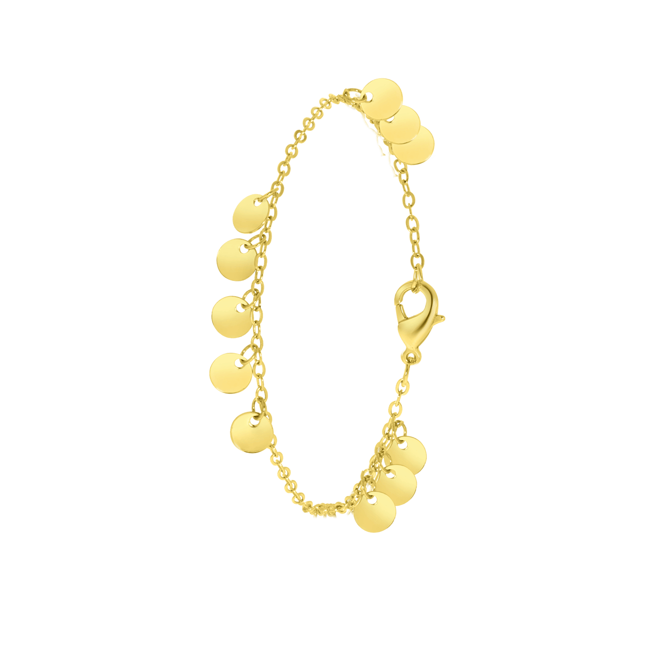Bijoux goldplated enkelbandje voor dames