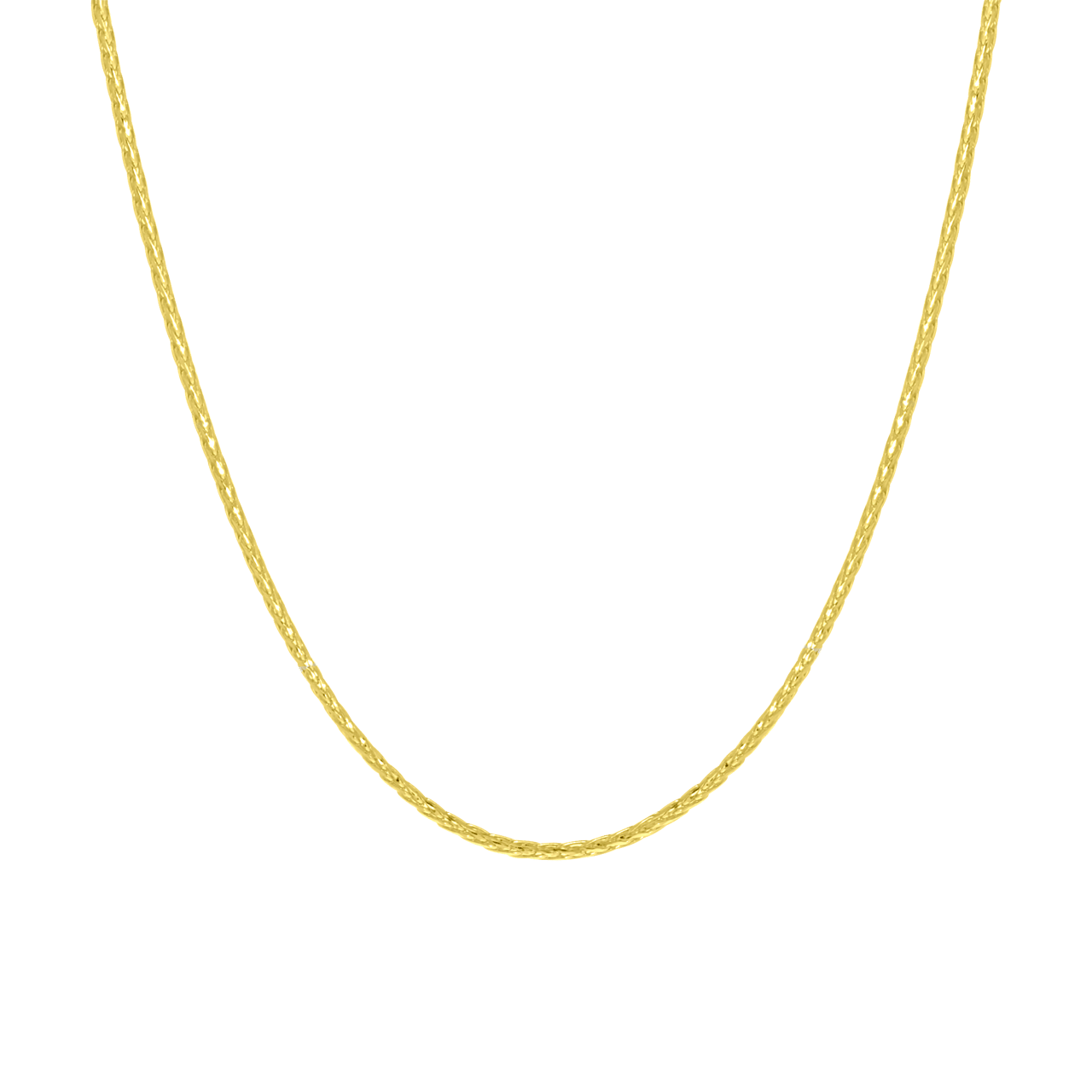 Halskette, 375 Gold, Spiga