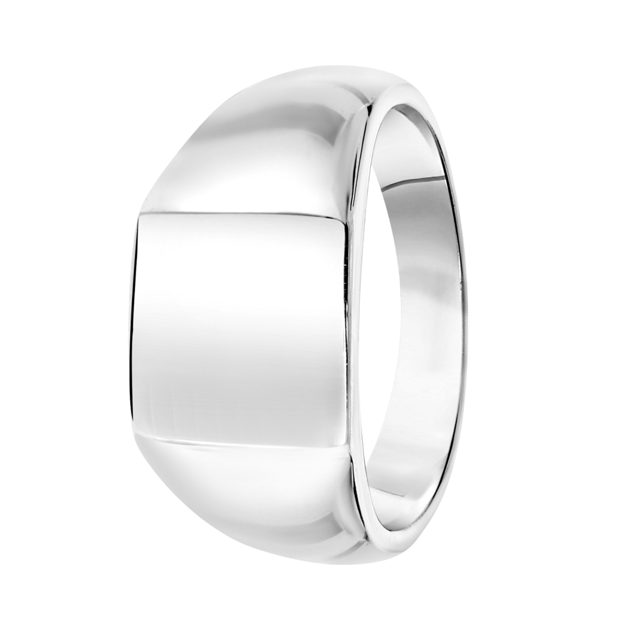 Siegelring für Jungen, 925 Silber, viereckig