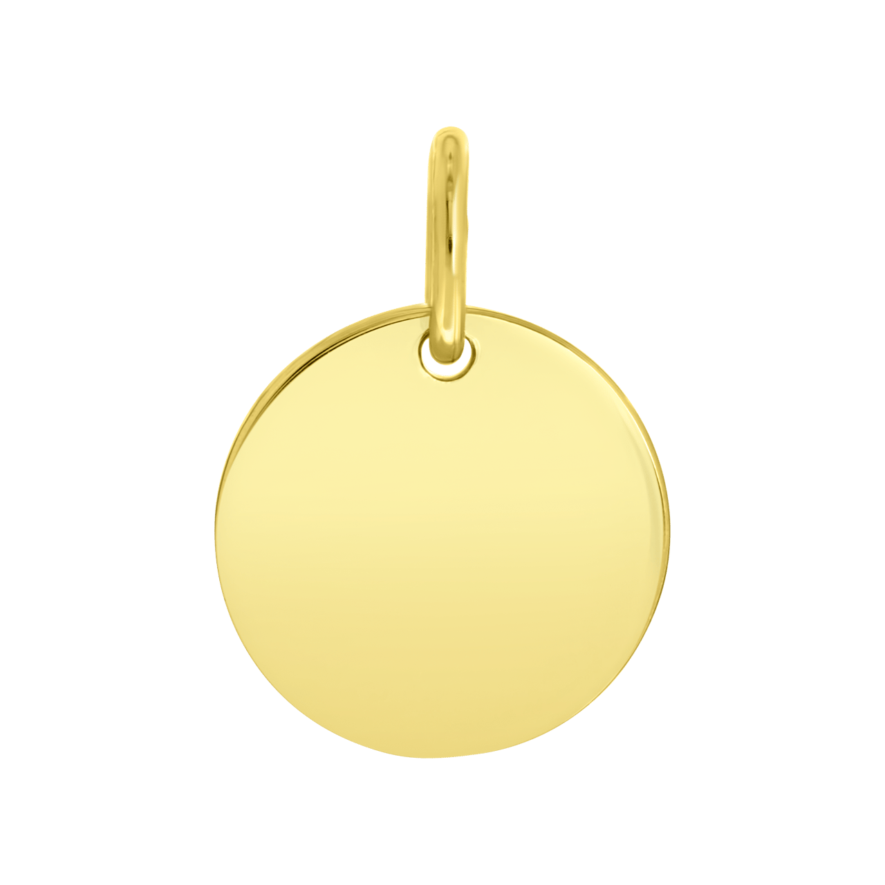 Zilveren hanger gold discMix&Match ketting/armband