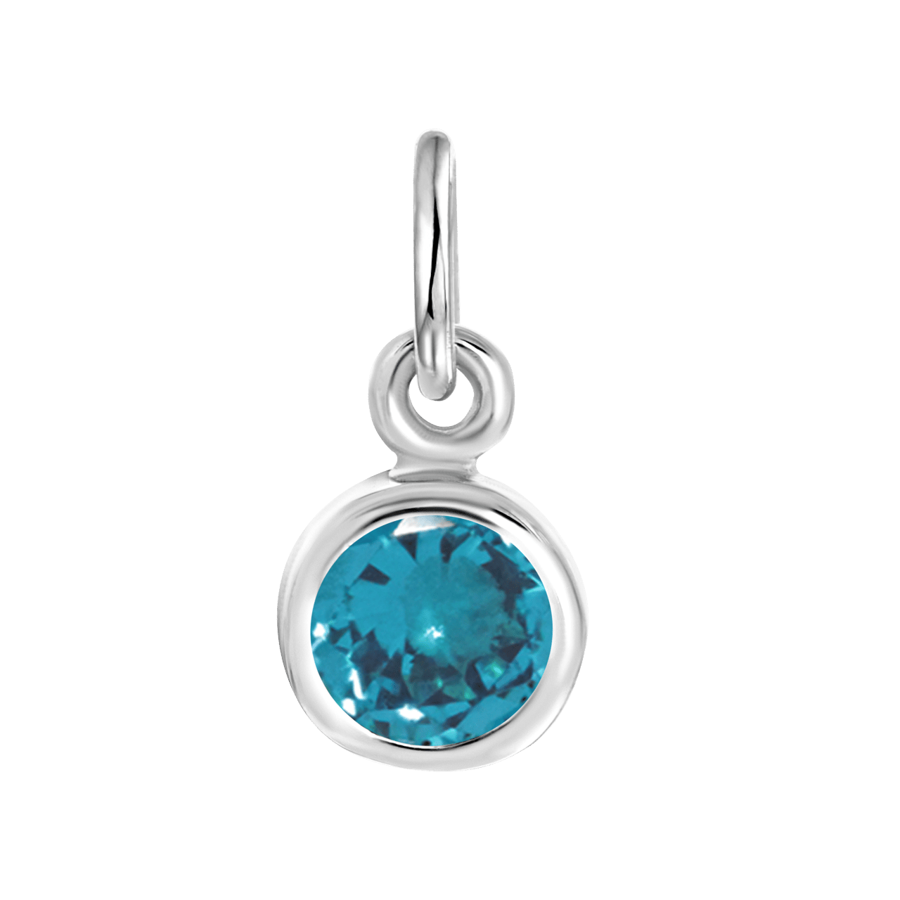Anhänger, 925 Silber, Geburtsstein, Mix & Match
