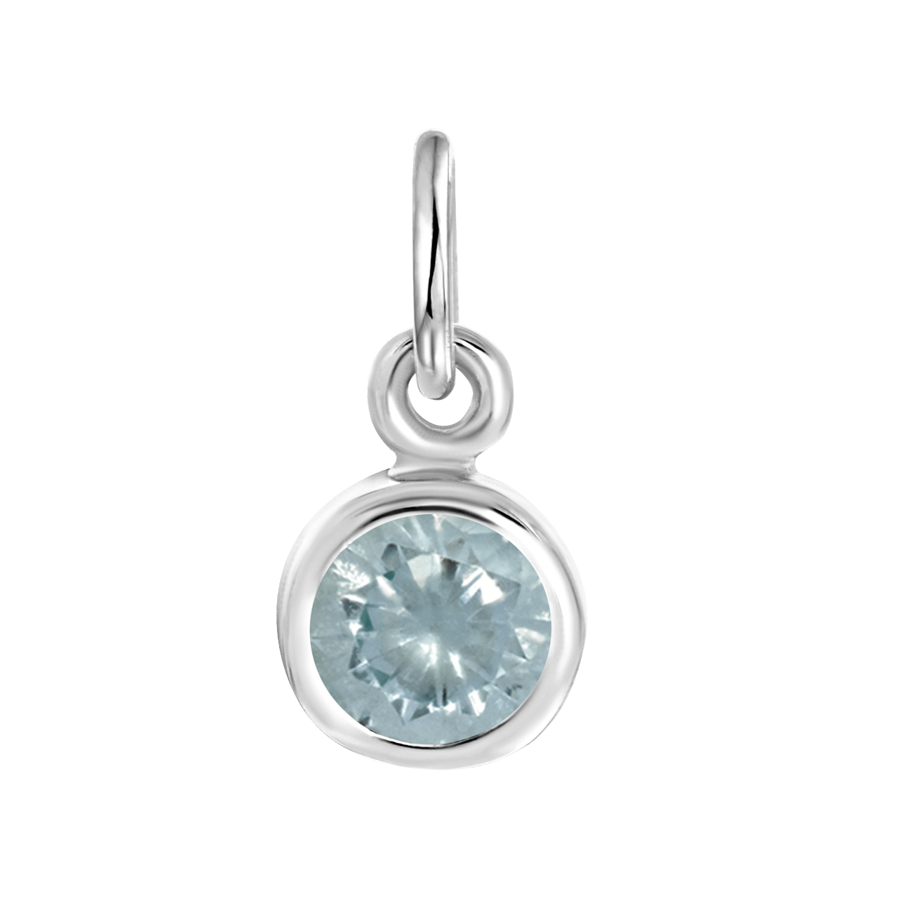 Anhänger, 925 Silber, Geburtsstein, Mix & Match