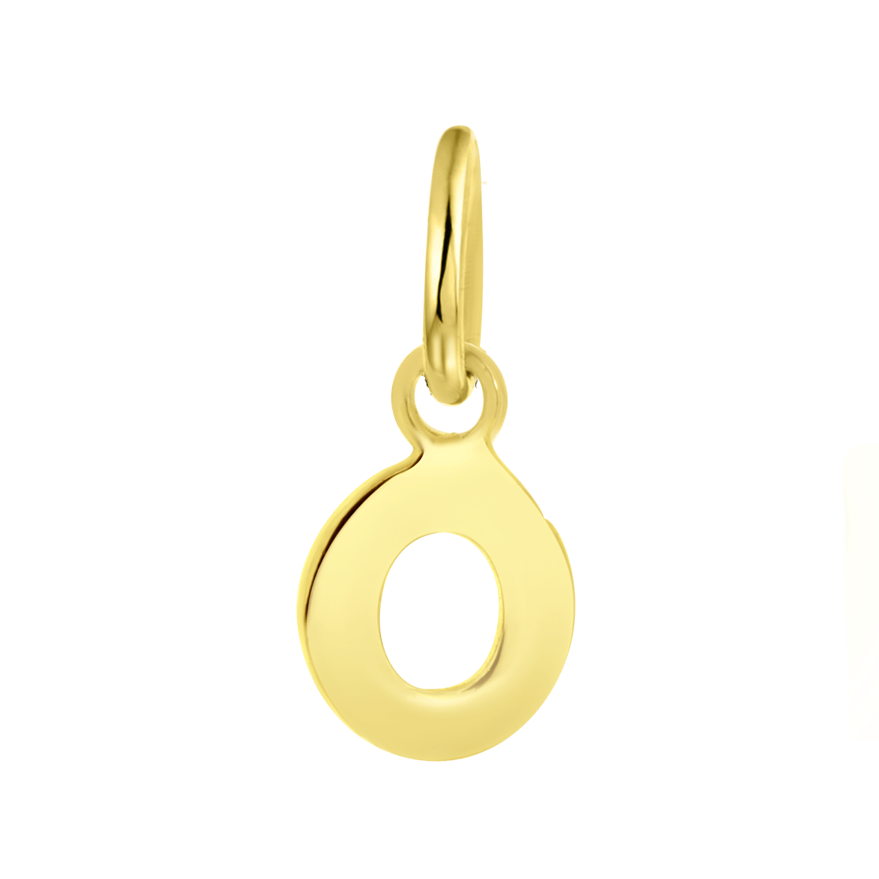Zilveren hanger gold letter Mix&Match