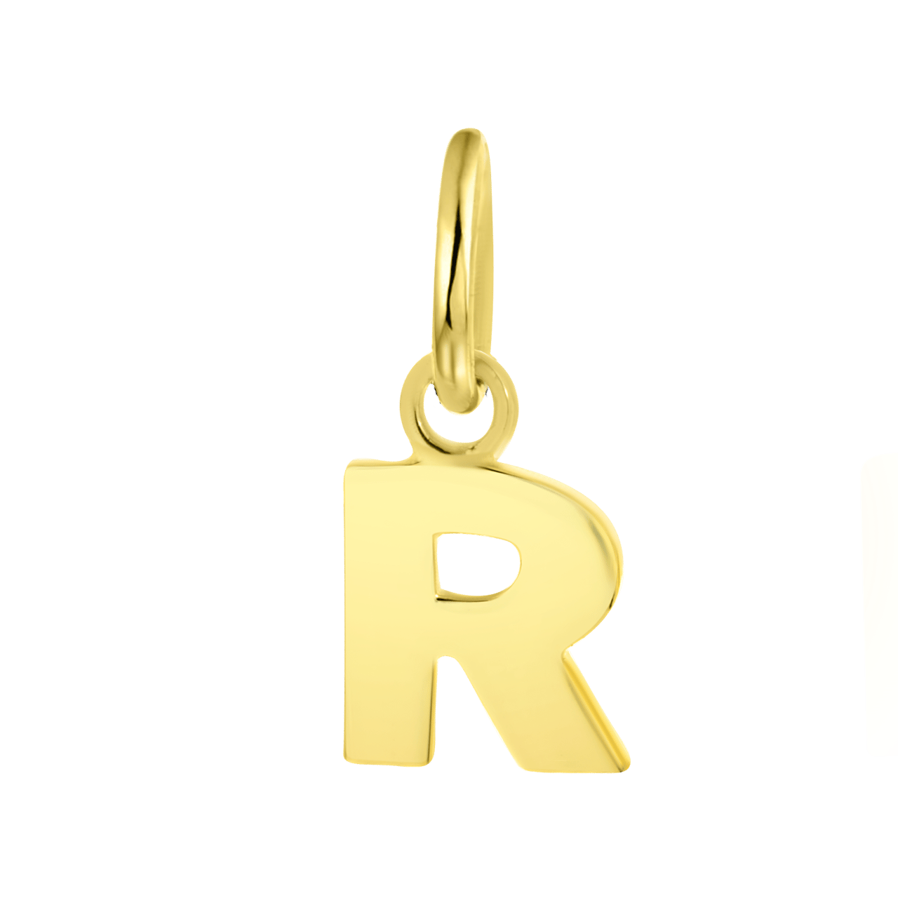 Zilveren hanger gold letter Mix&Match