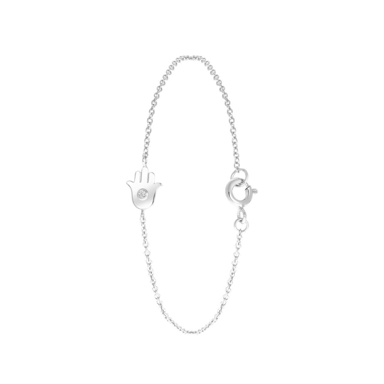 Zilveren armband Hamsa