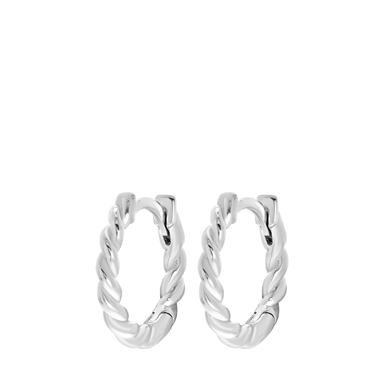 Ohrringe, 925 Silber, Drehoptik