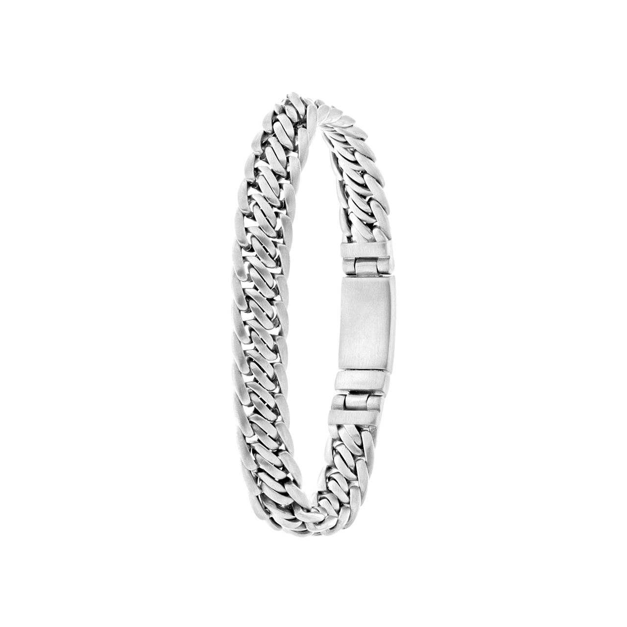 Herrenarmband, Edelstahl, matt
