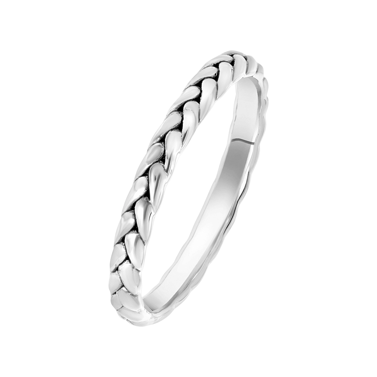 Zilveren ring vlecht Bali Treasures