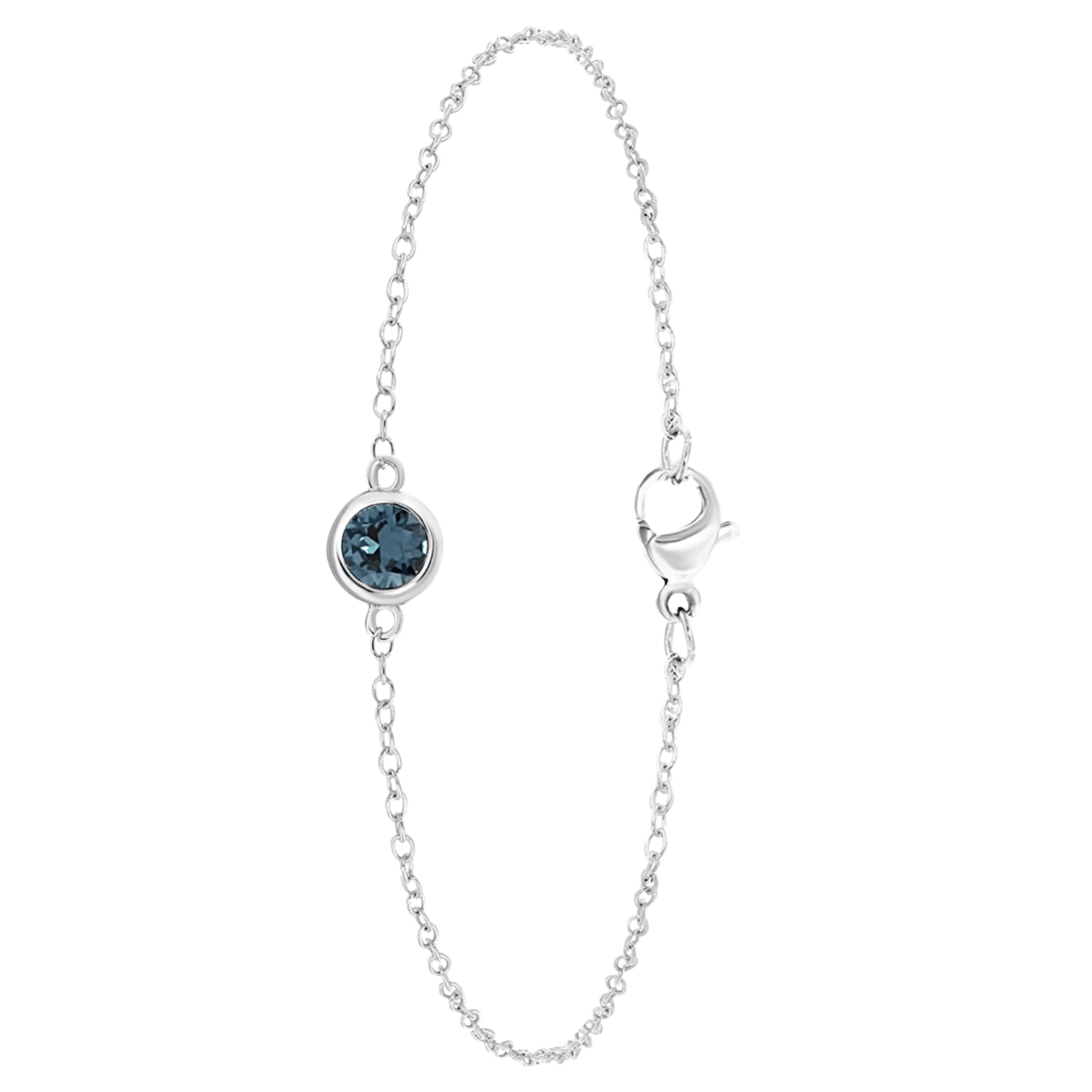 Zilveren armband met kristal Montana