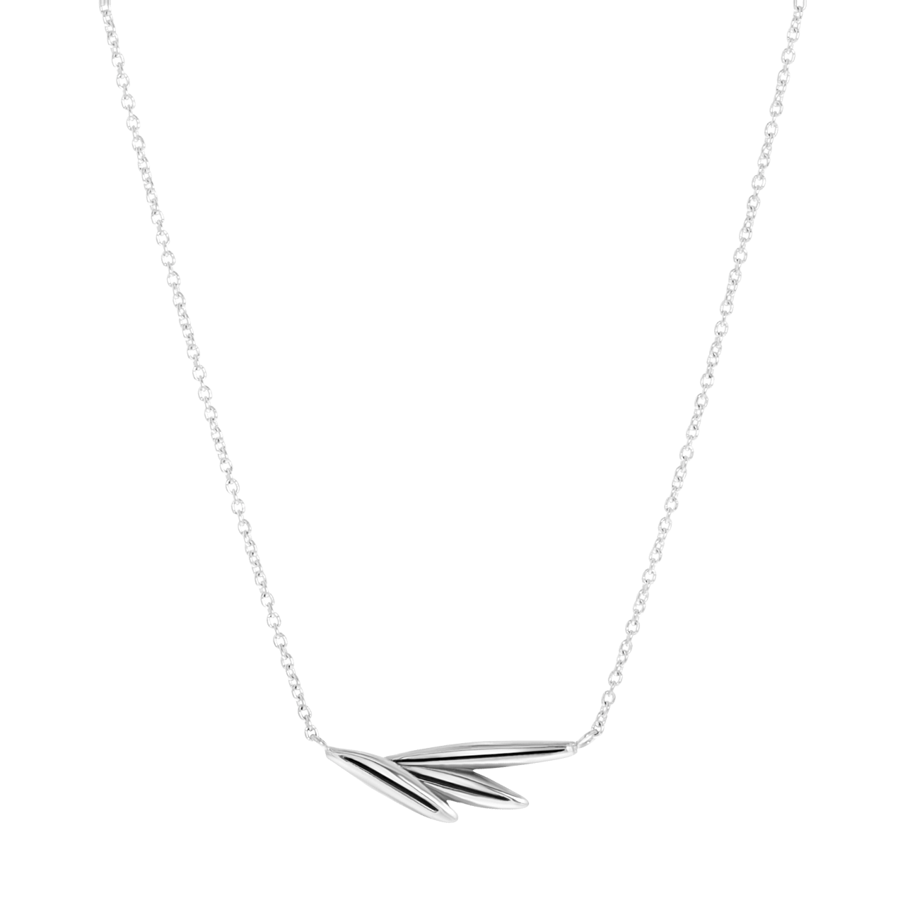 Zilveren ketting blad Bali Treasures