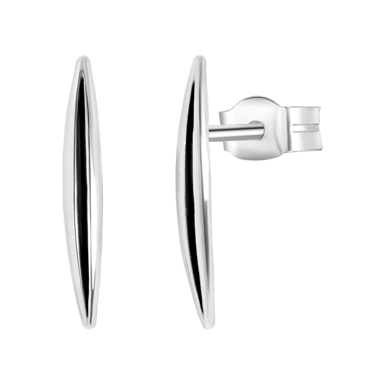 Ohrringe, 925 Silber, Blatt, Bali Treasures