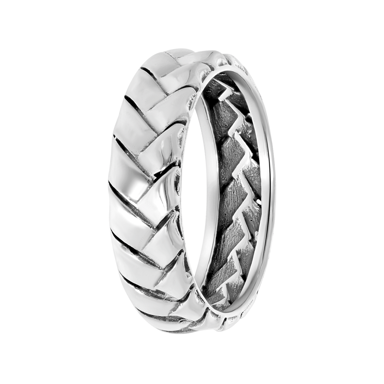 Ring, 925 Silber, Flechtoptik, Bali Treasures