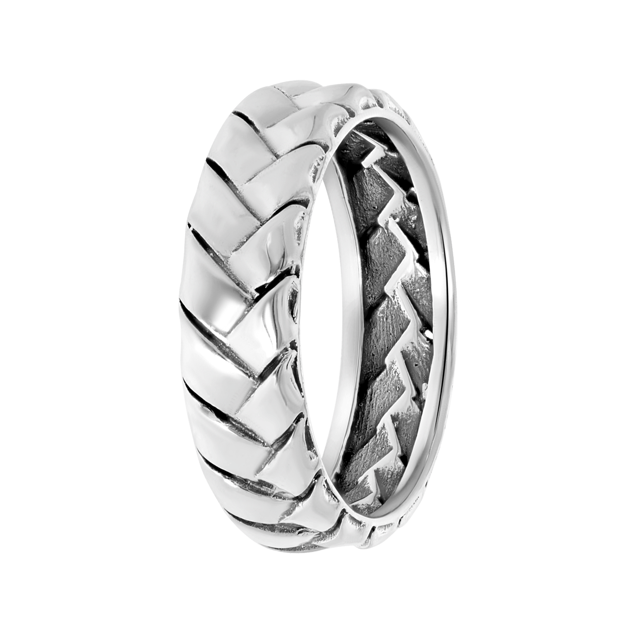 Zilveren ring vlecht Bali Treasures