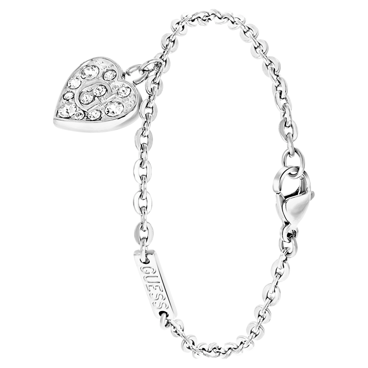 Guess stainless steel armband hart G SHINE