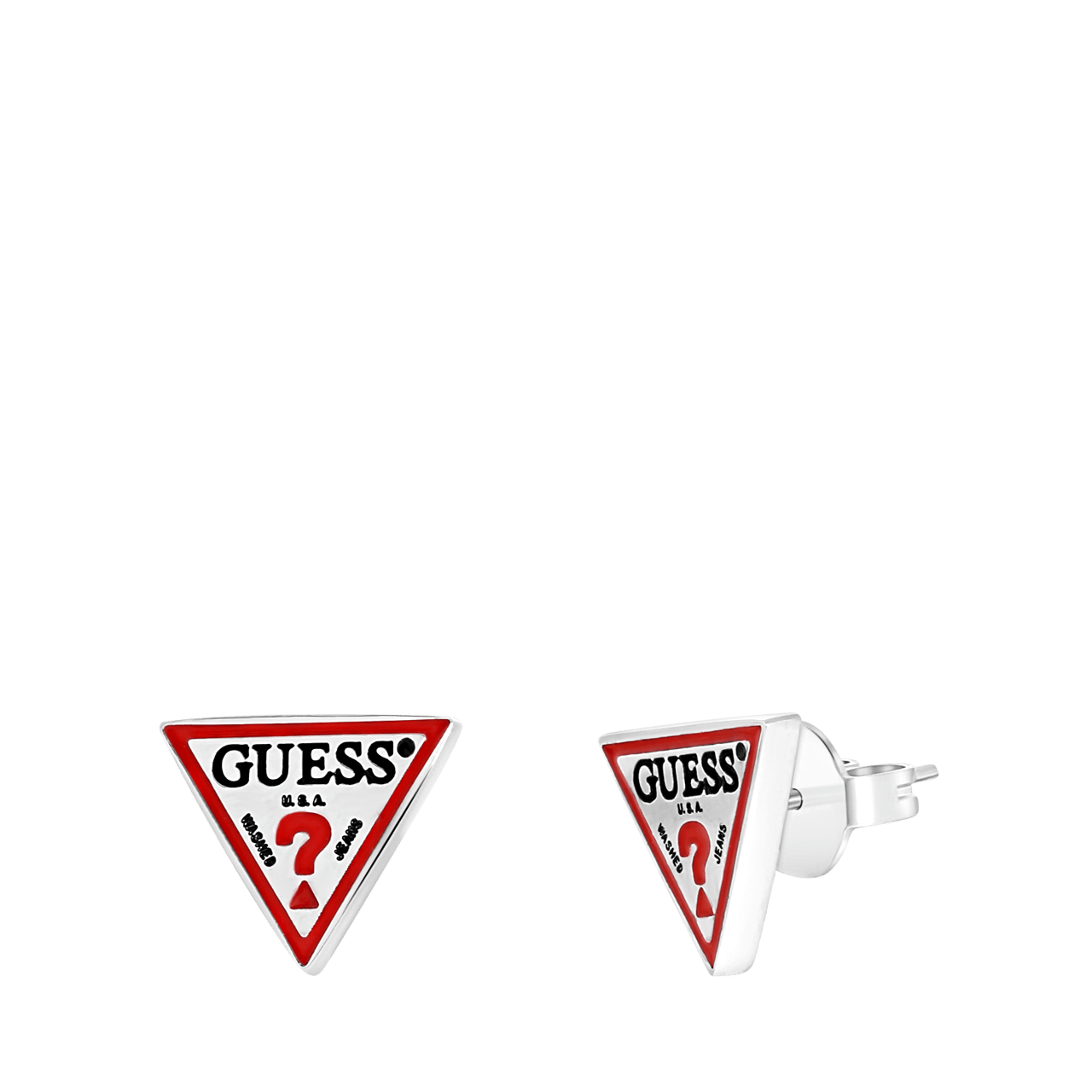 Guess stalen oorbellen L.A. GUESSERS