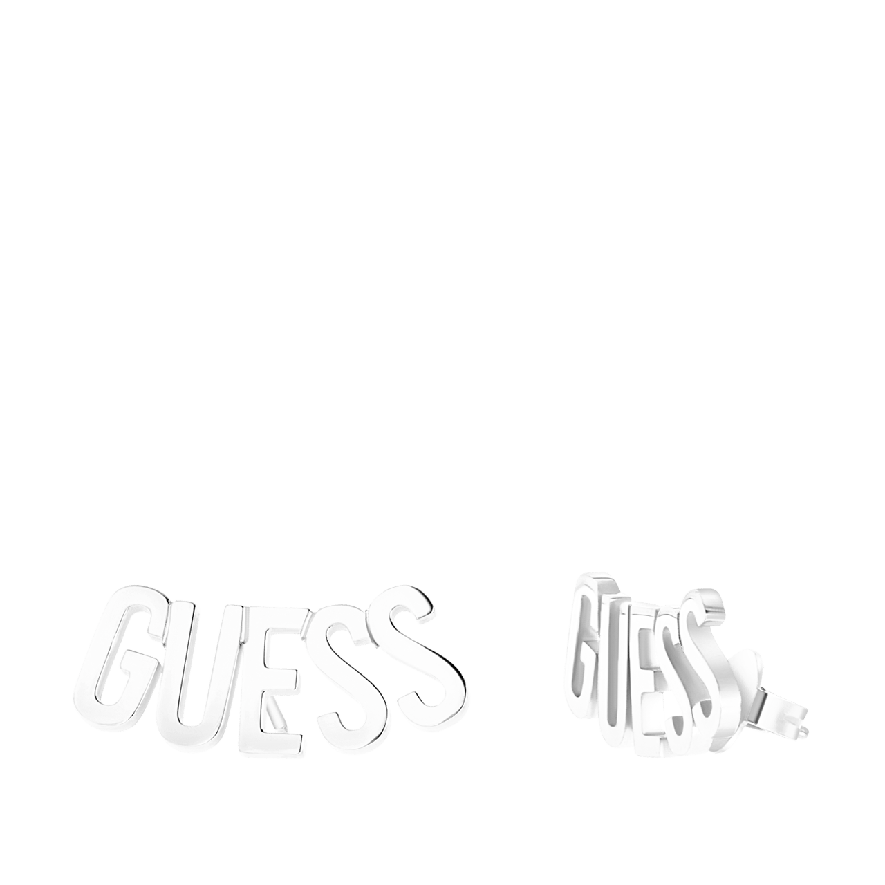 Guess-Ohrringe, Edelstahl, Buchstaben, LOS ANGELES