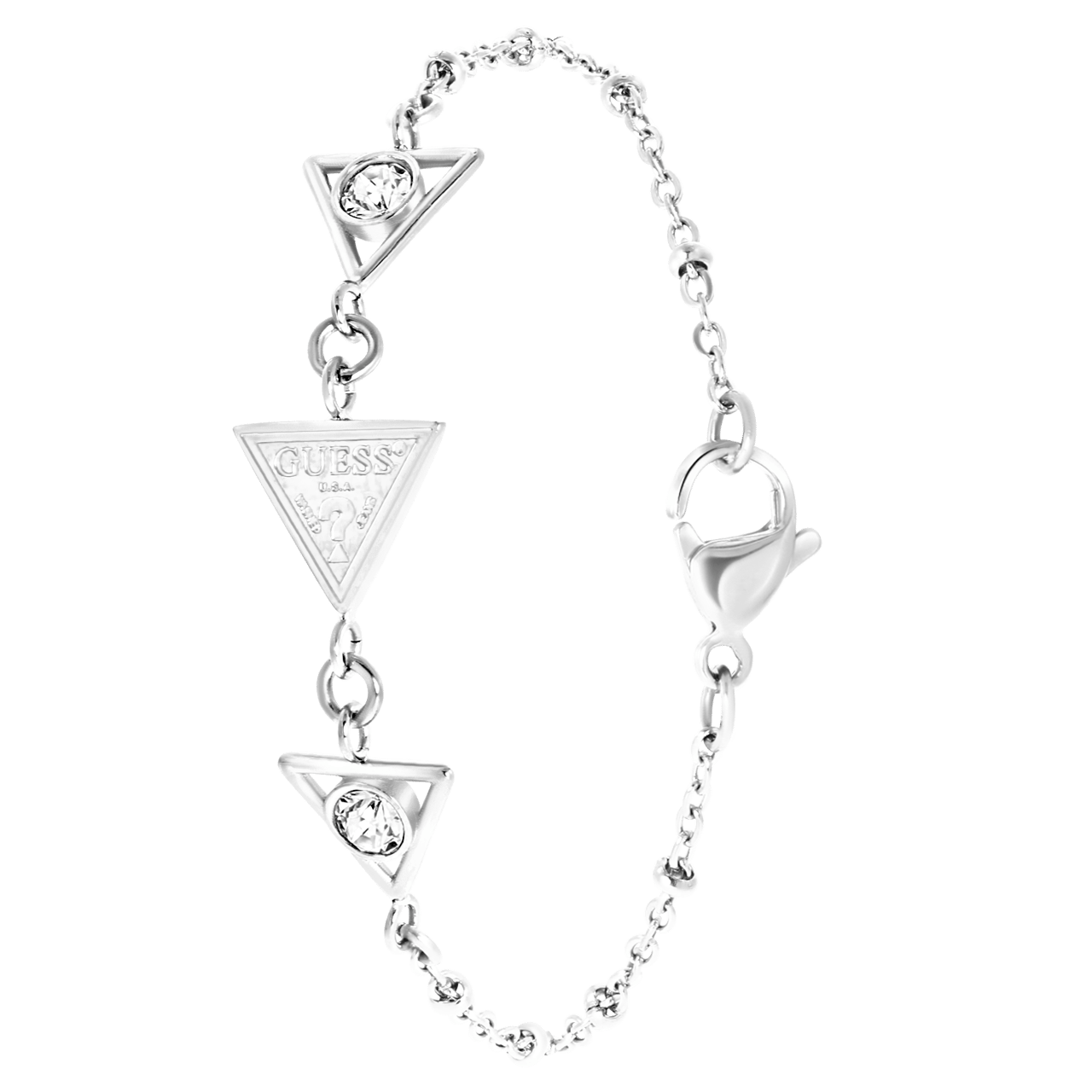 Guess stainless steel armband driehoek QUEEN OF HEART