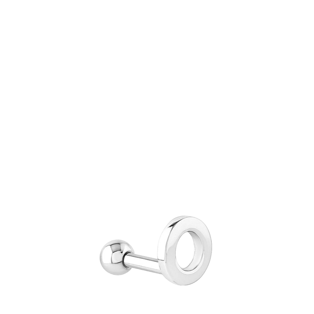 Stalen helixpiercing letter