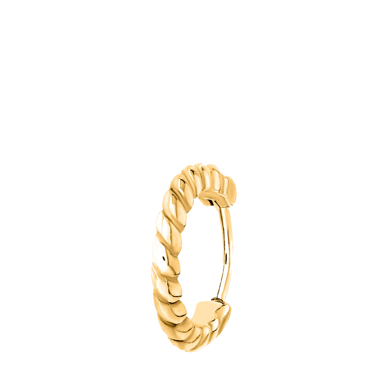 Stainless steel helixpiercing gold twist