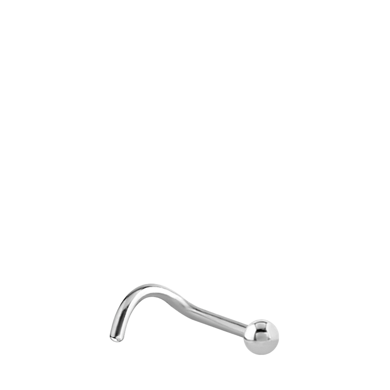 Nasenpiercing, Edelstahl, Kugel