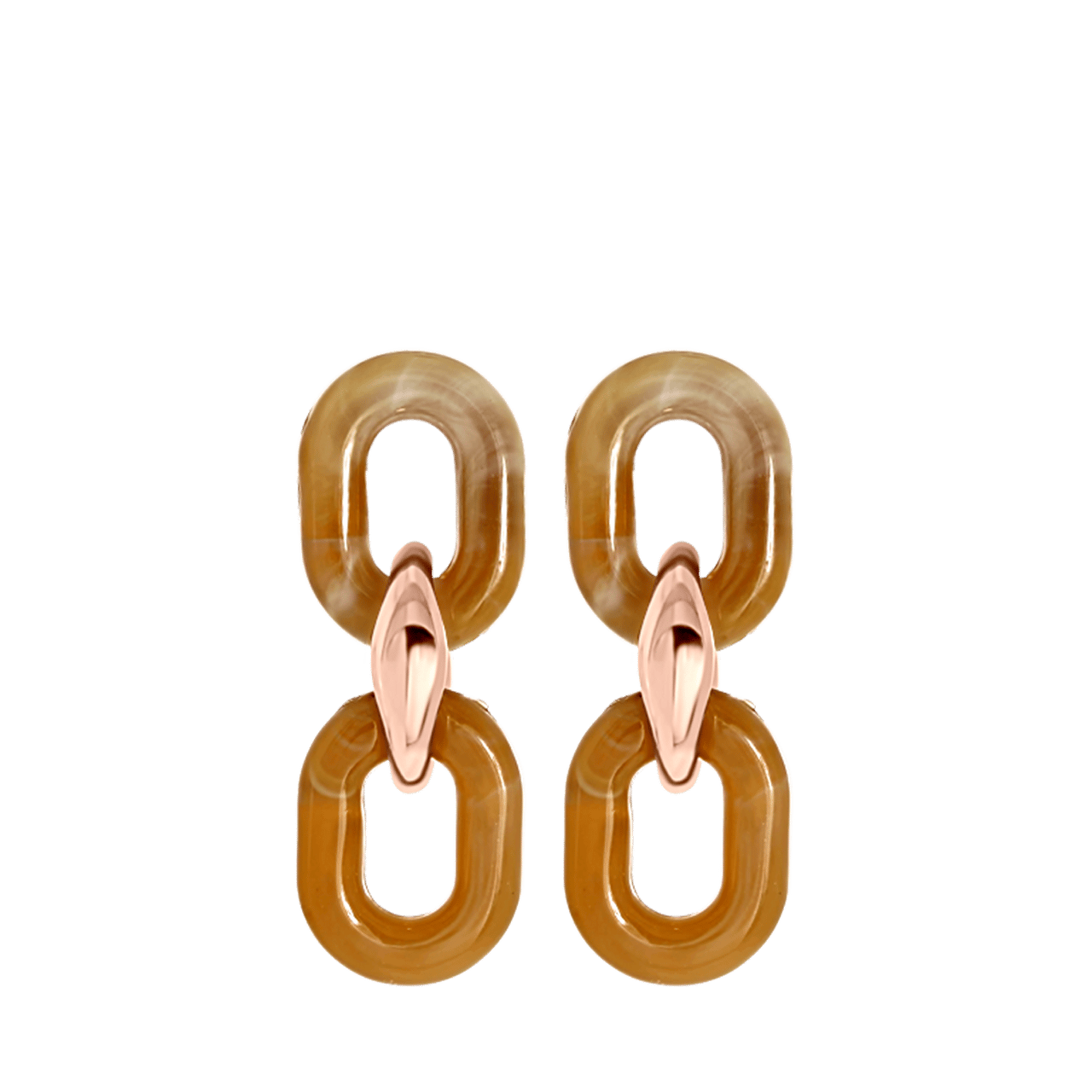 Goudkleurige bijoux oorbellen