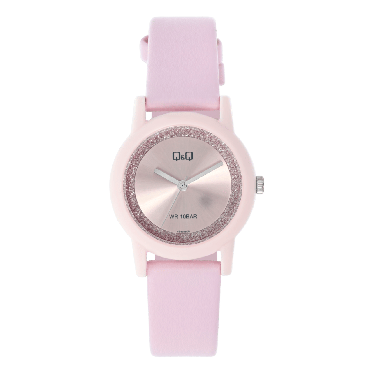 Q&Q meisjeshorloge in sieradendoosje roze