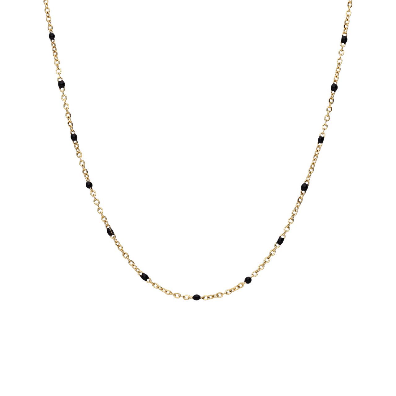 Stalen goldplated ketting voor dames